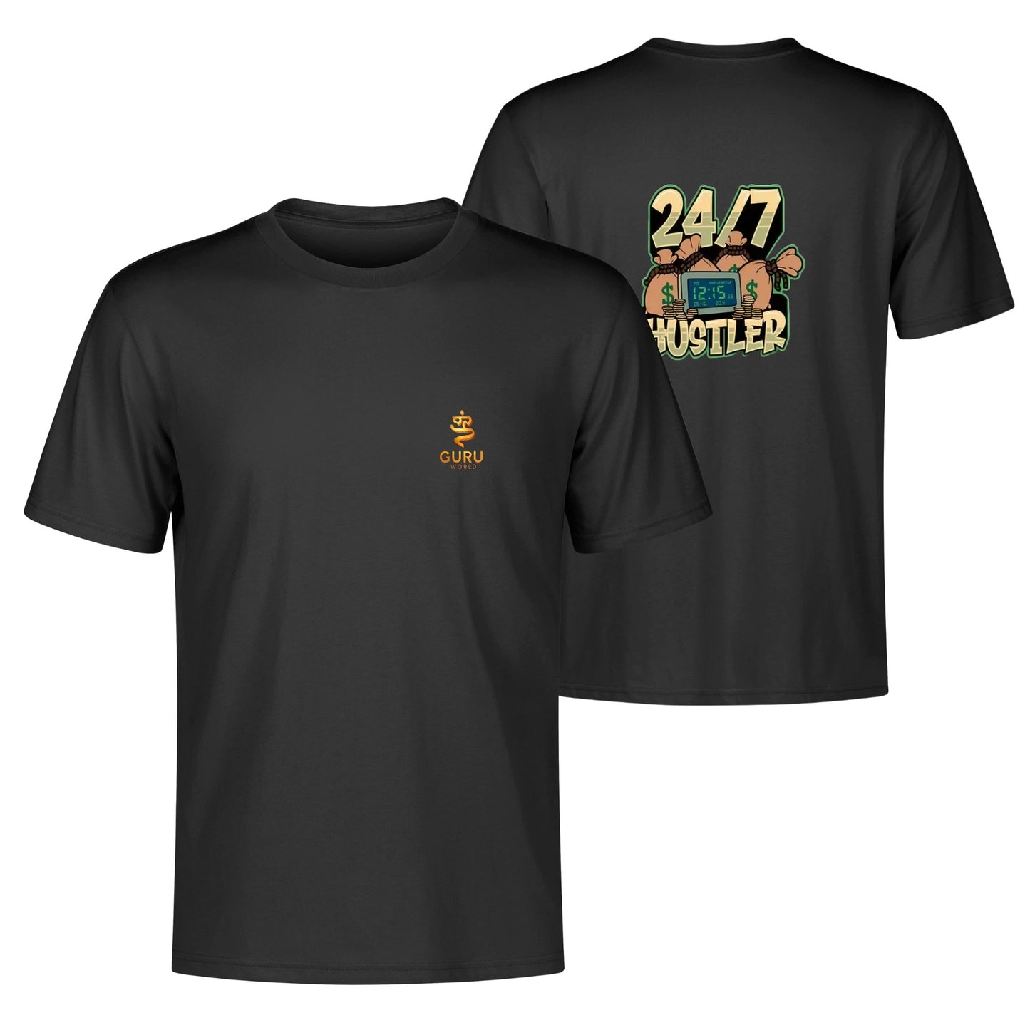 Guru World 24/7 Hustler Graphic Tee