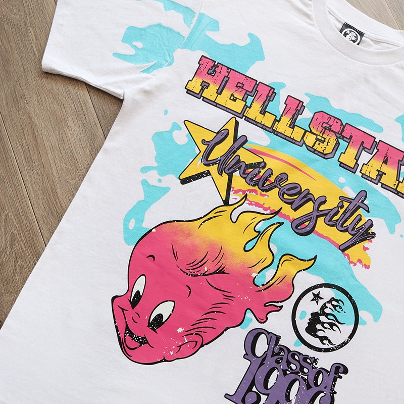 Hell Star High Street Fashionable  Short-Sleeve T-shirt