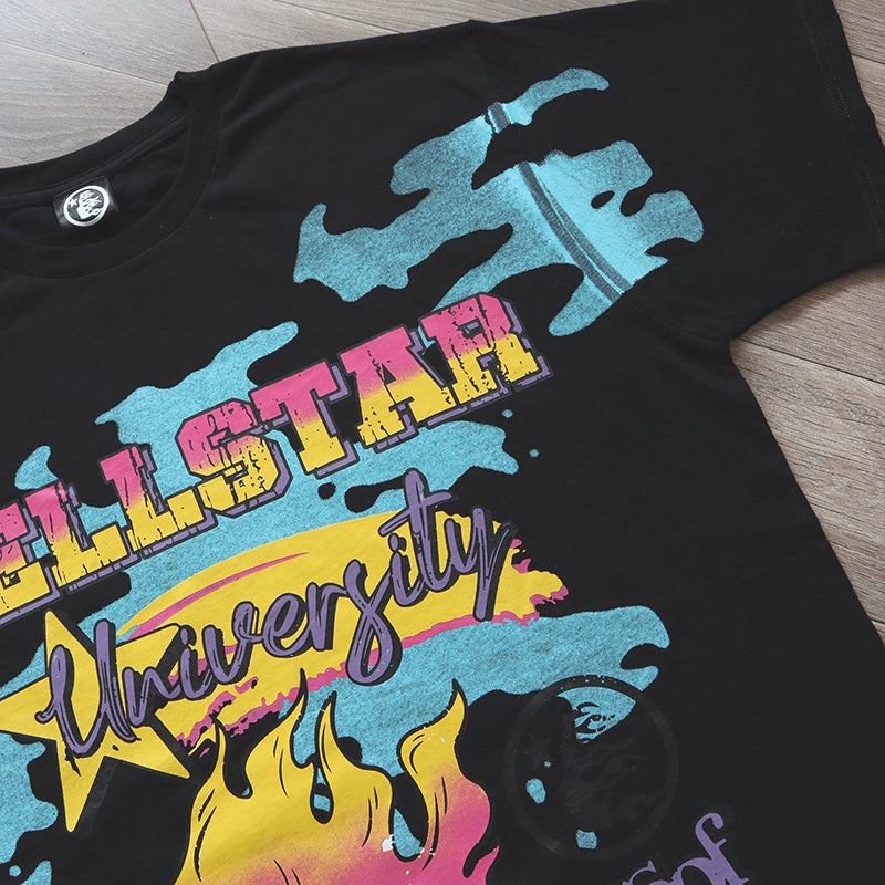 Hell Star High Street Fashionable  Short-Sleeve T-shirt