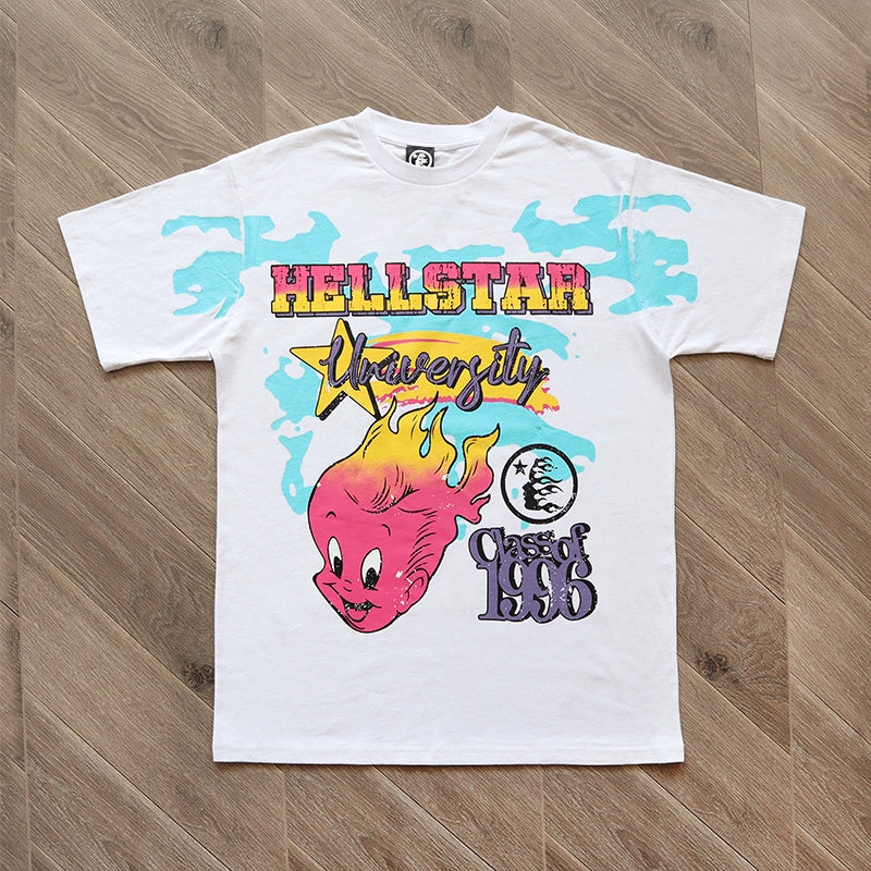 Hell Star High Street Fashionable  Short-Sleeve T-shirt