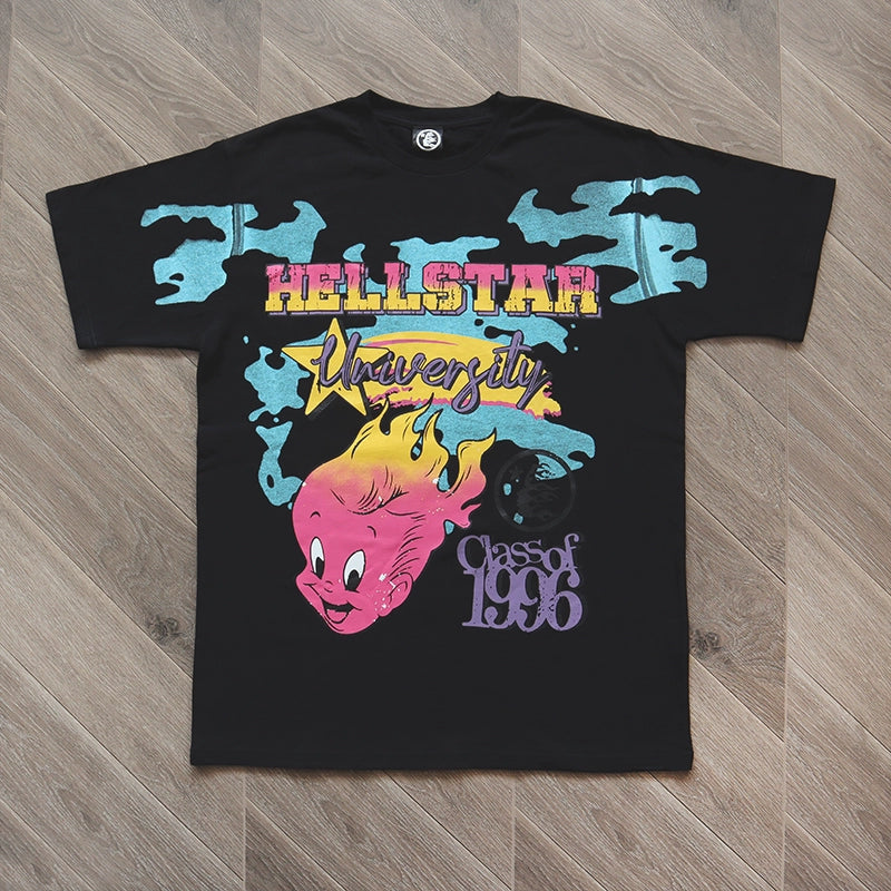 Hell Star High Street Fashionable  Short-Sleeve T-shirt