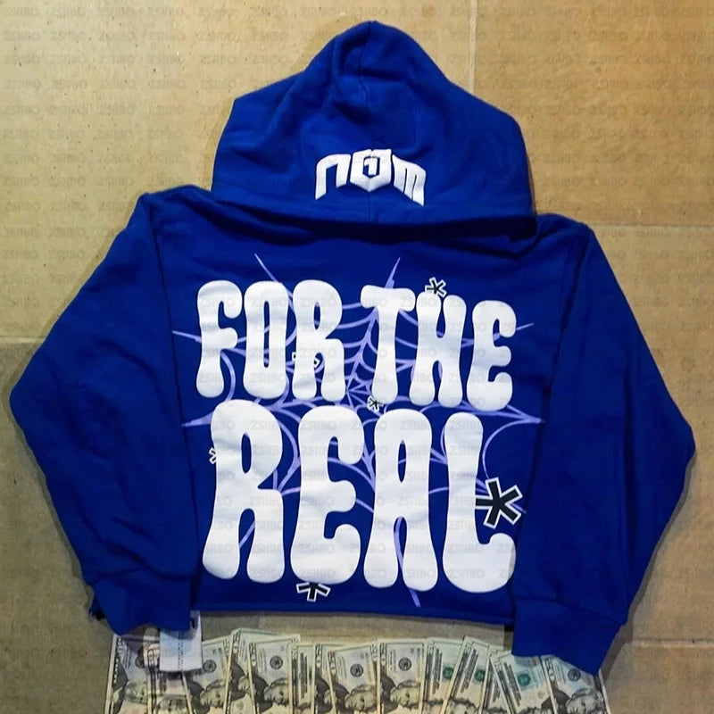 FTR Letter Print Hoodie