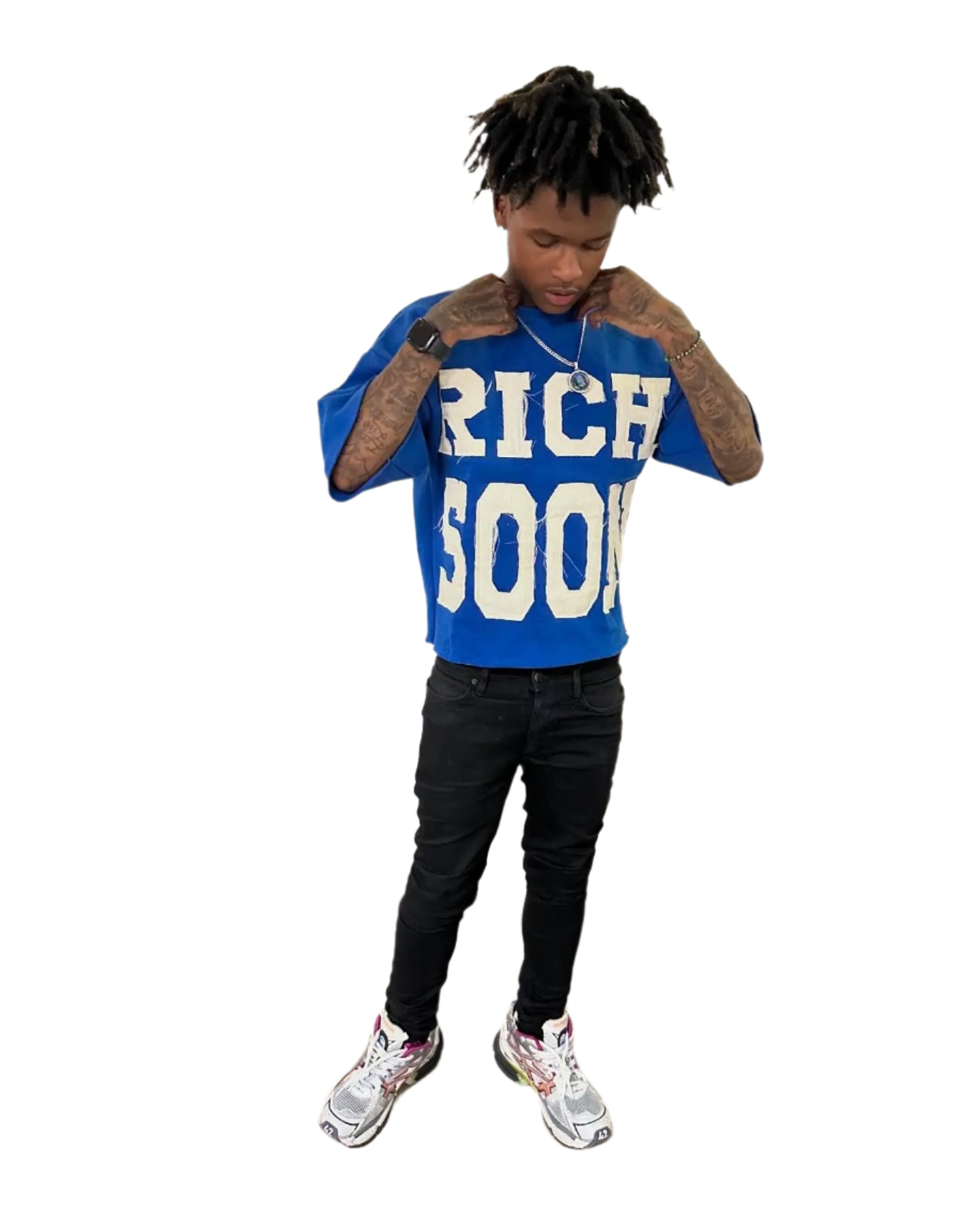 Oversized Loose Fit "Rich Soon" T-Shirt