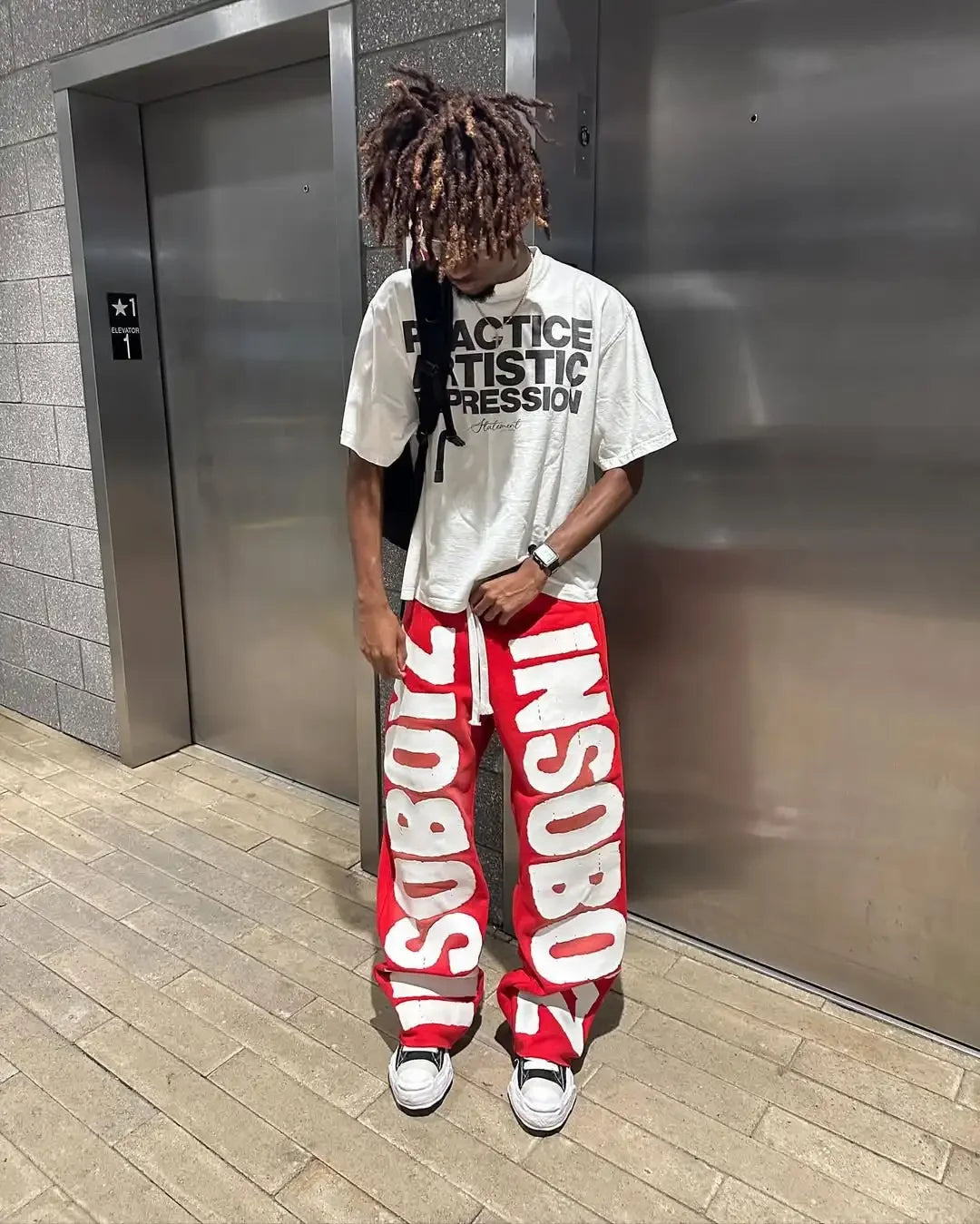 Insoboyz  Embroidery Baggy Joggers