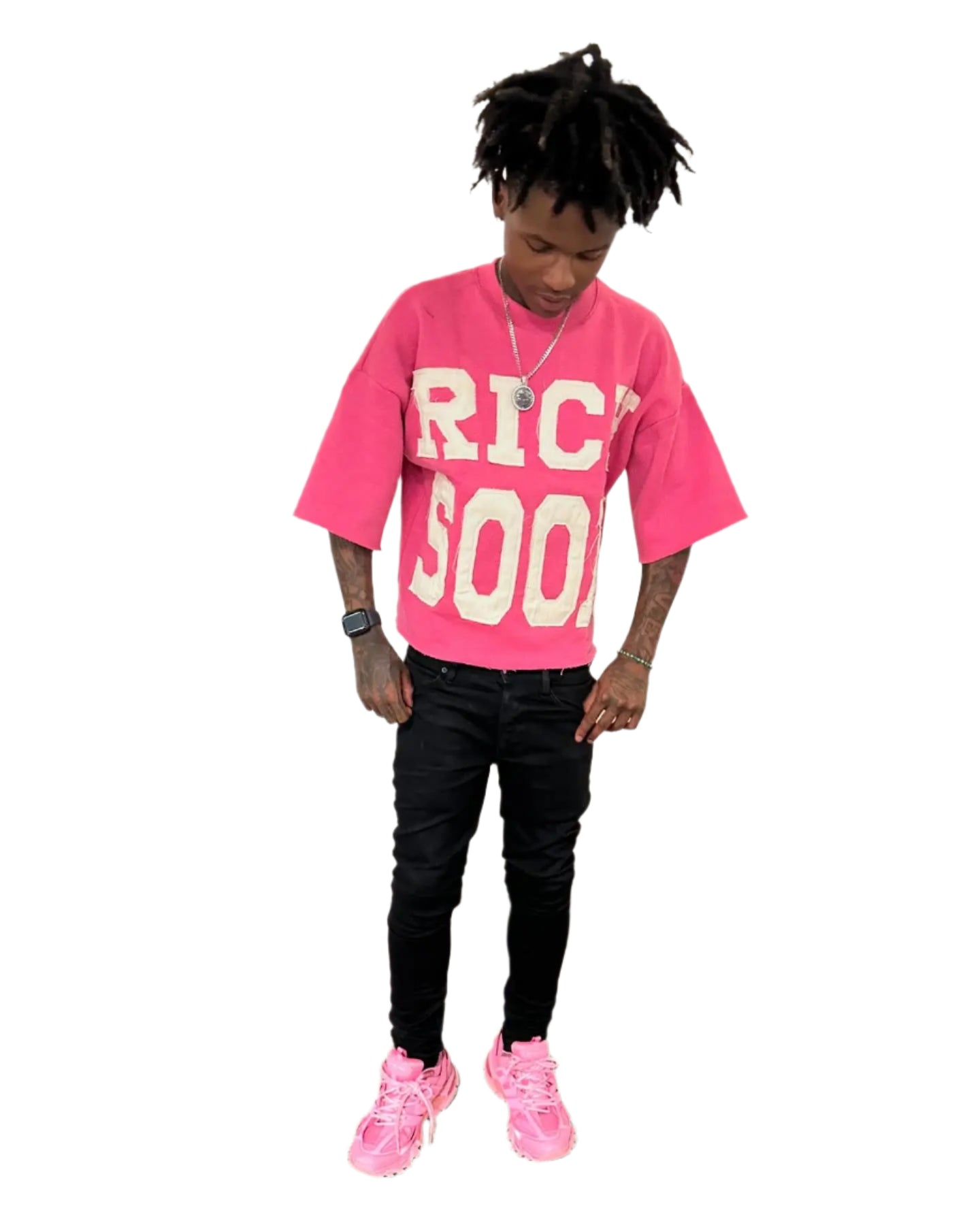 Oversized Loose Fit "Rich Soon" T-Shirt