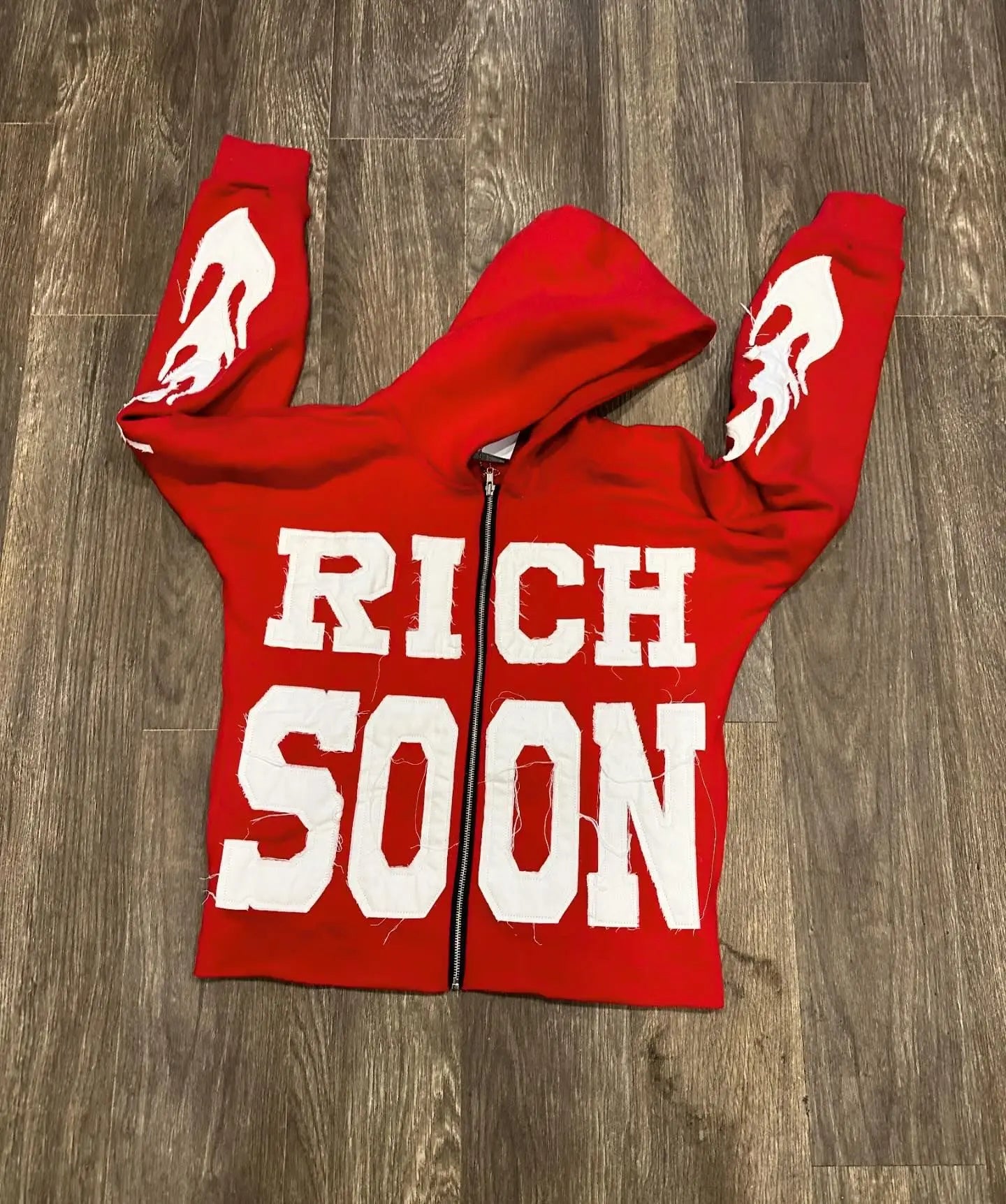 Rich Soon Oversized  Zip Up Hoodie