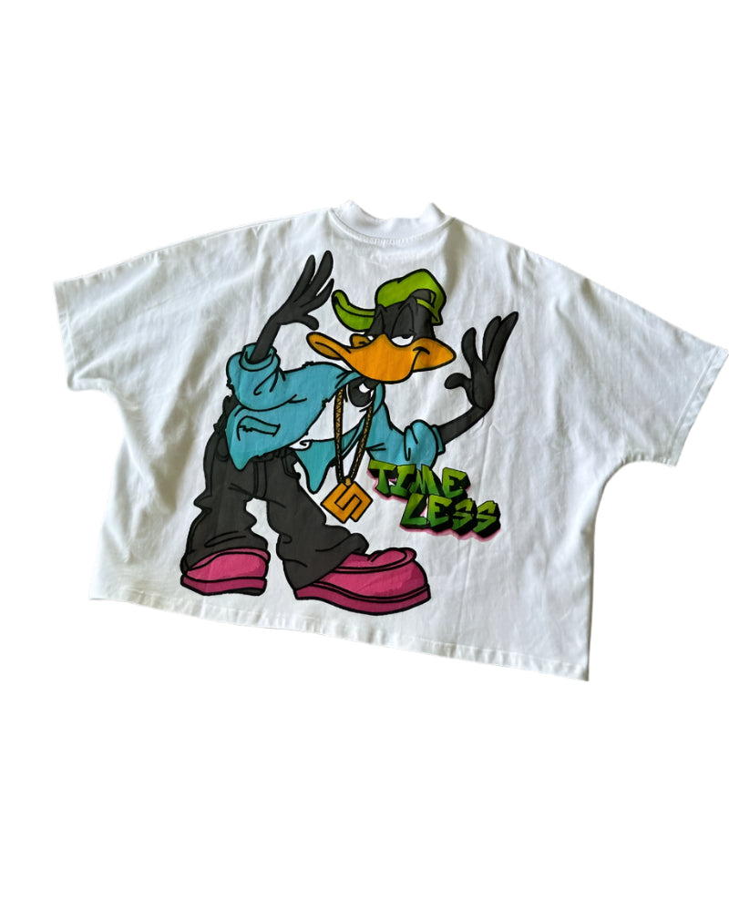 Oversized Cartoon Print T-Shirt