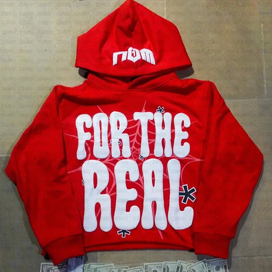 FTR Letter Print Hoodie