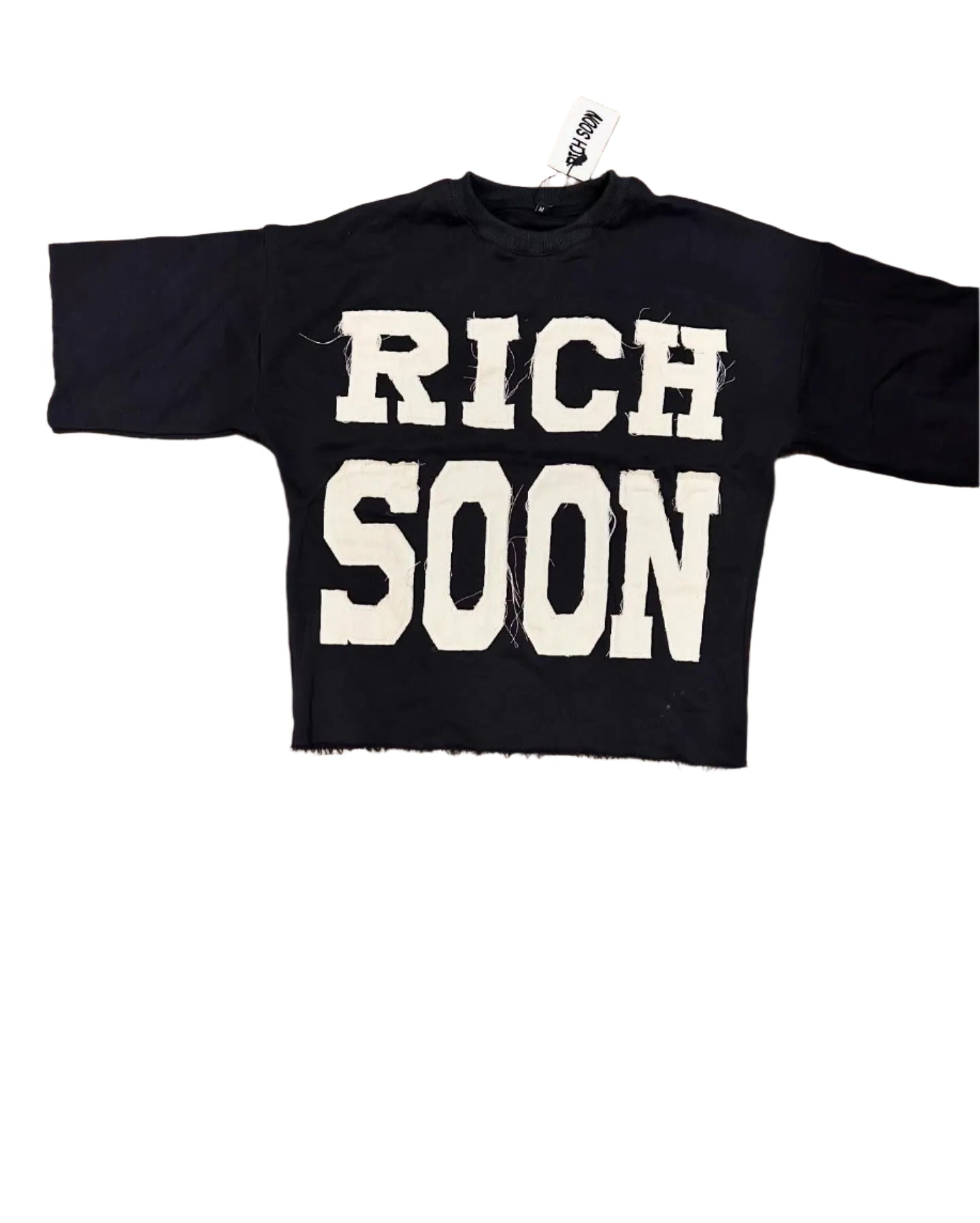 Oversized Loose Fit "Rich Soon" T-Shirt