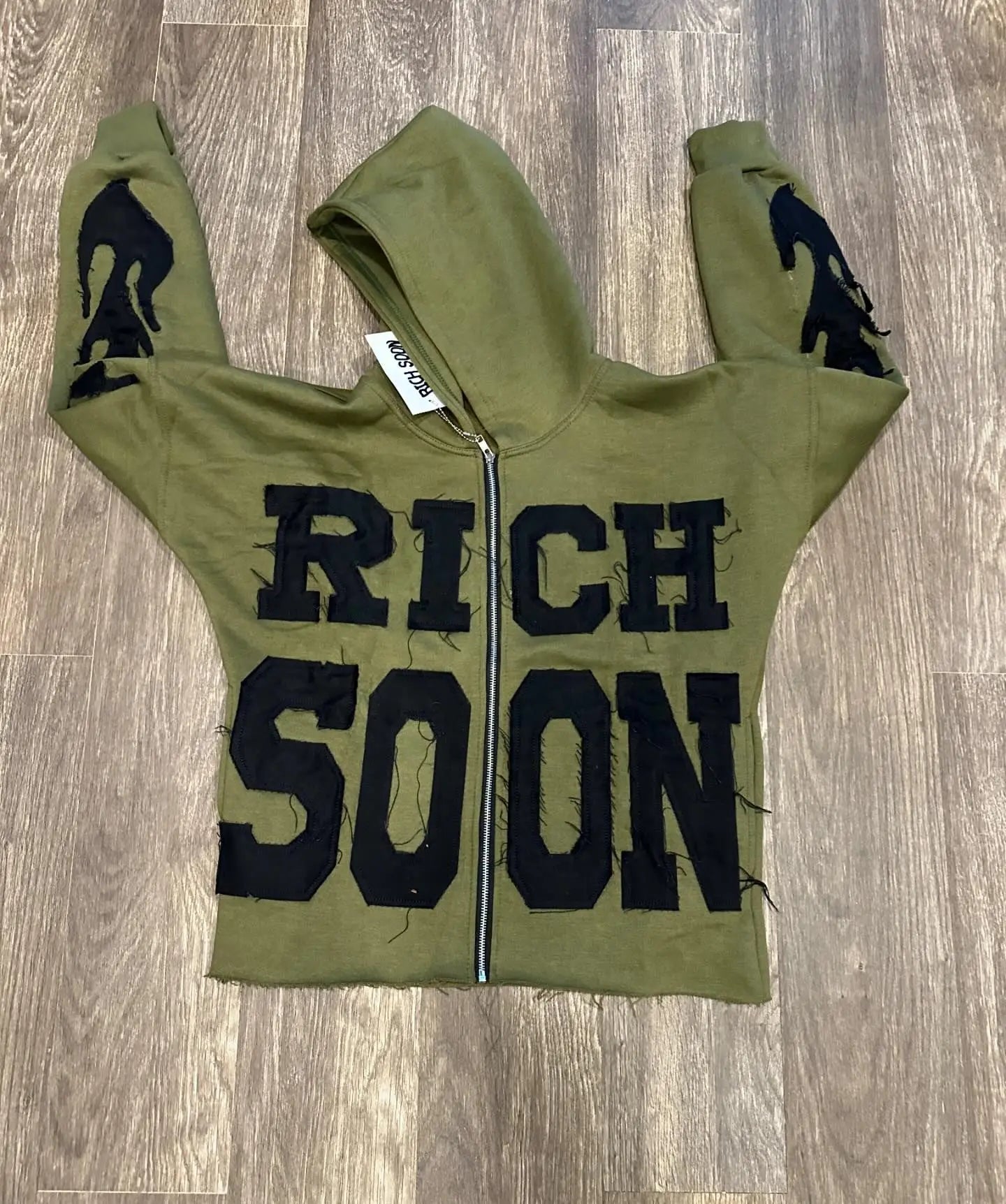 Rich Soon Oversized  Zip Up Hoodie