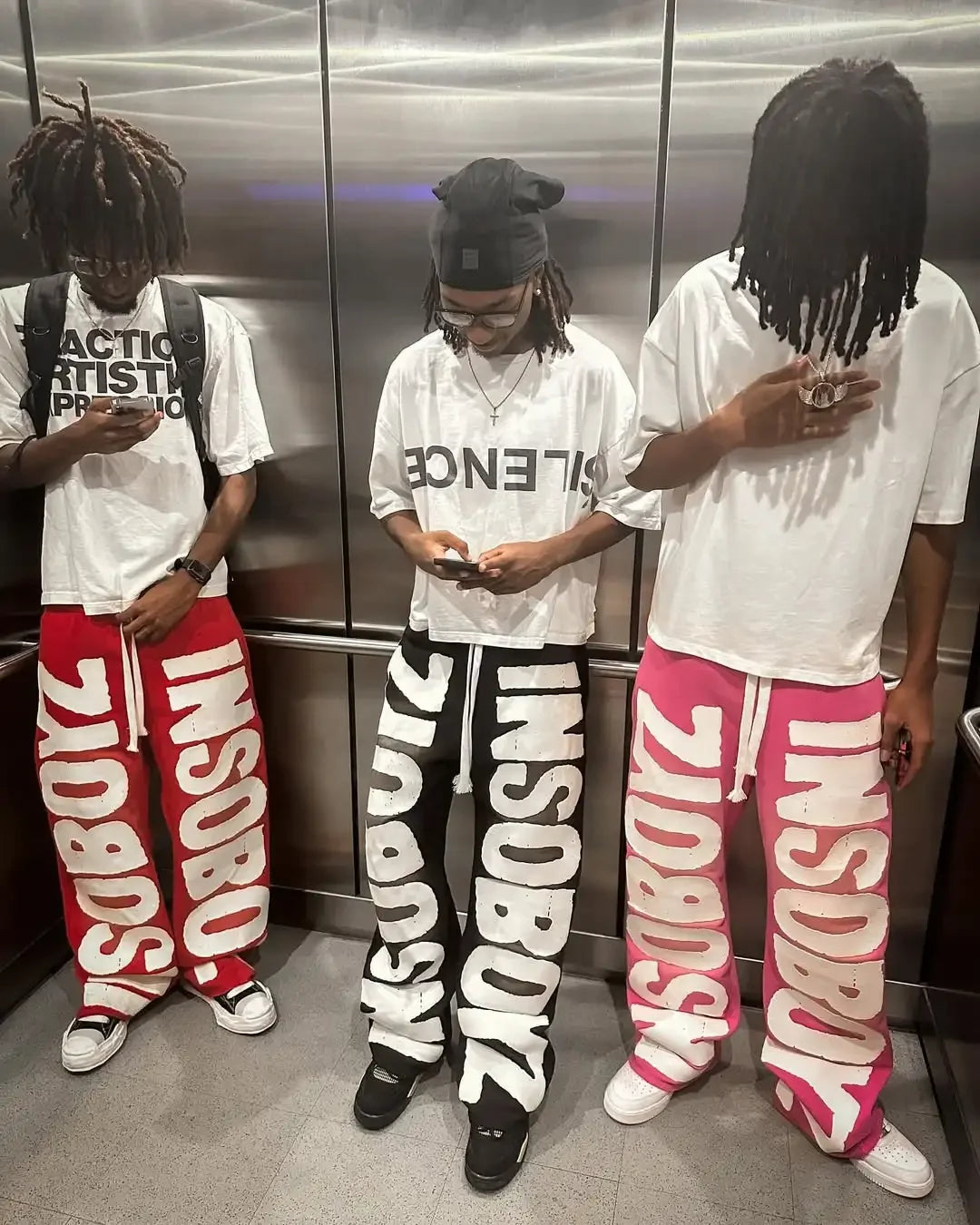 Insoboyz  Embroidery Baggy Joggers