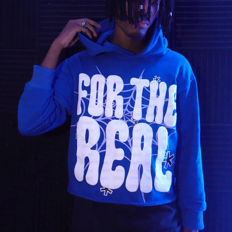 FTR Letter Print Hoodie