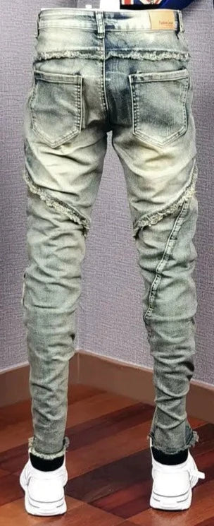 Skinny Fit Cargo Street Jeans