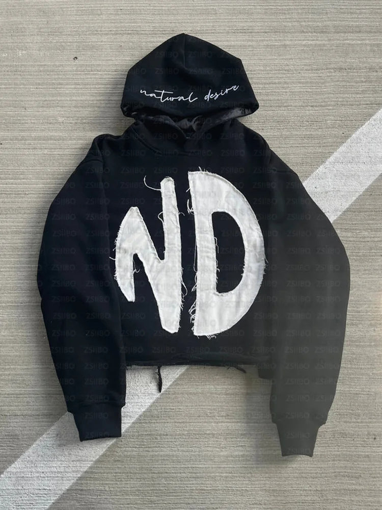 ND Cropped Hoodie and Jogger Set