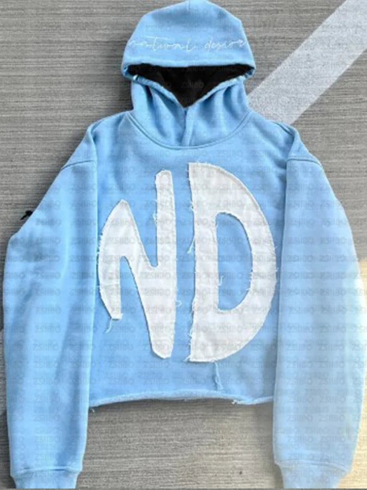 ND Cropped Hoodie and Jogger Set