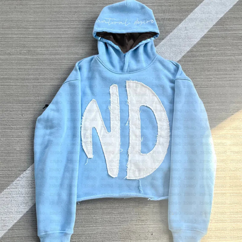 ND Cropped Hoodie and Jogger Set