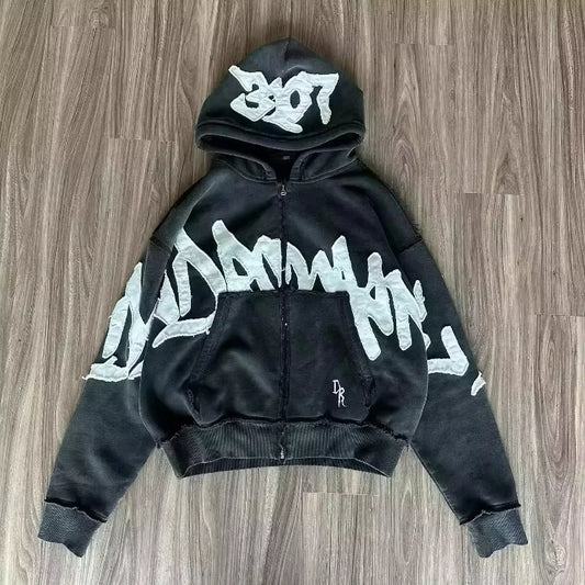 Street Fashion Zipper Hoodie