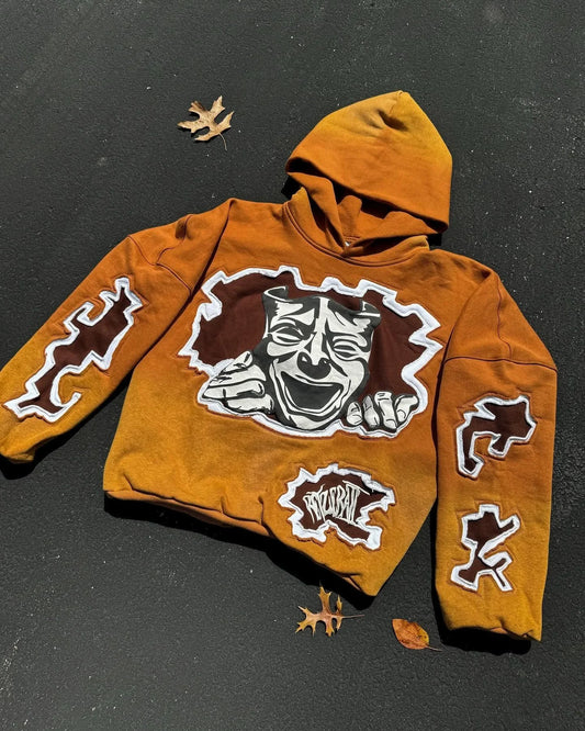 Cartoon Clown  Patch Embroidery Fashion Hoodie