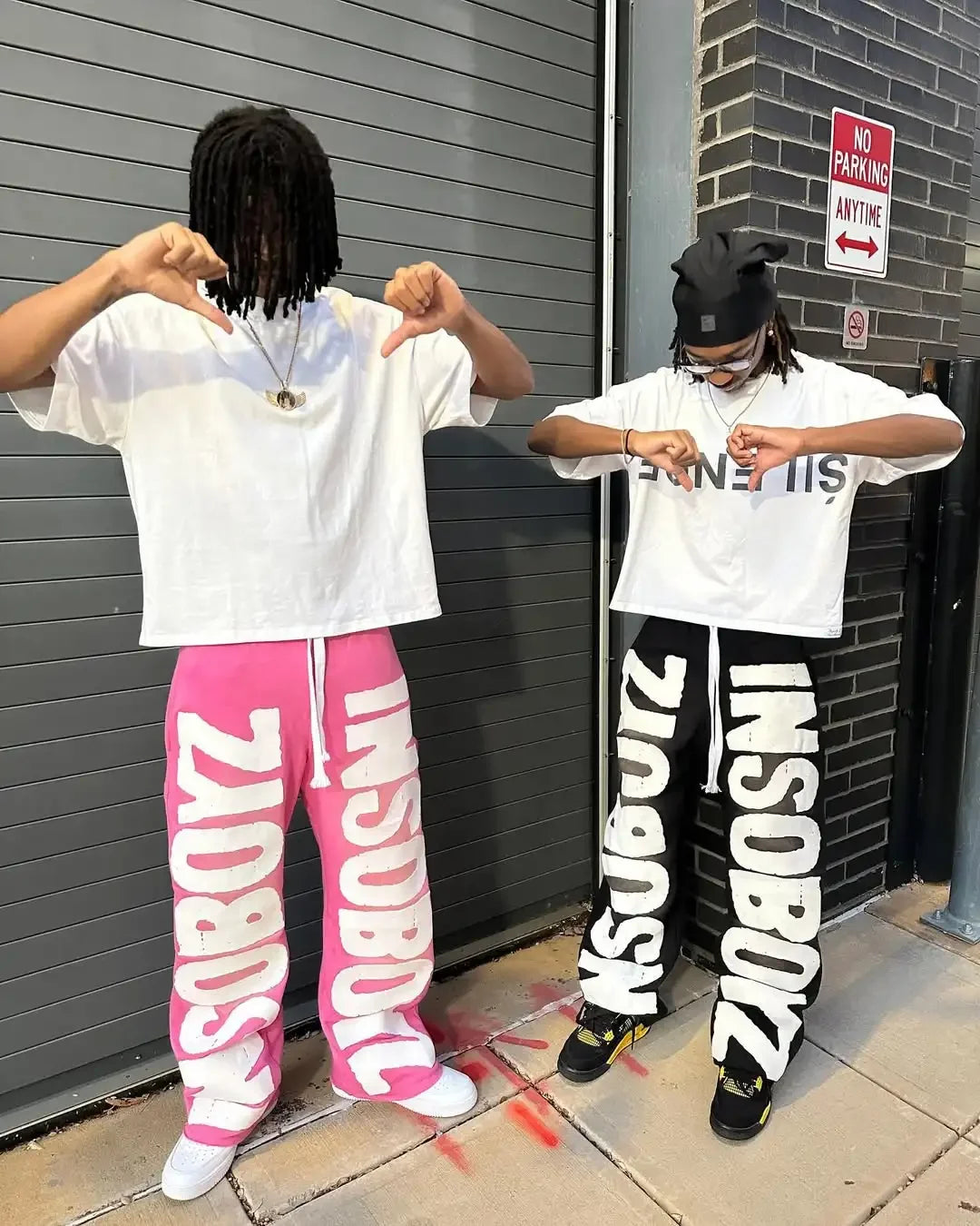 Insoboyz  Embroidery Baggy Joggers