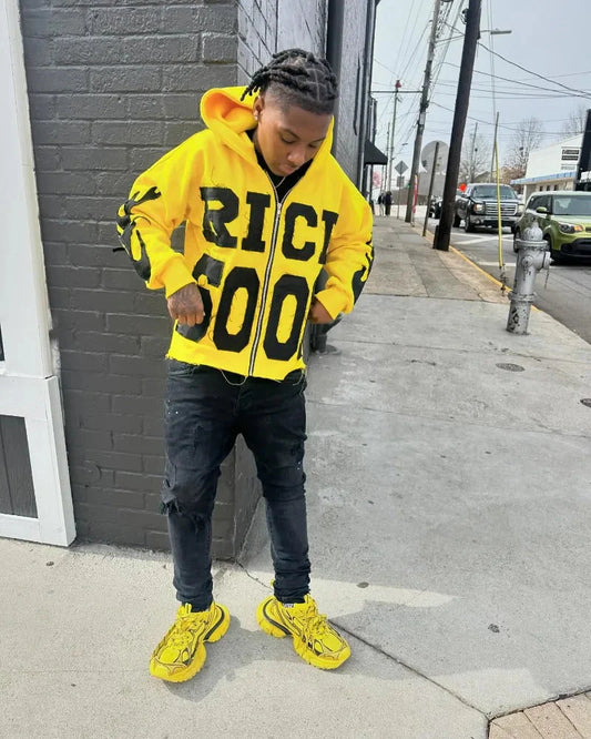 Rich Soon Oversized  Zip Up Hoodie