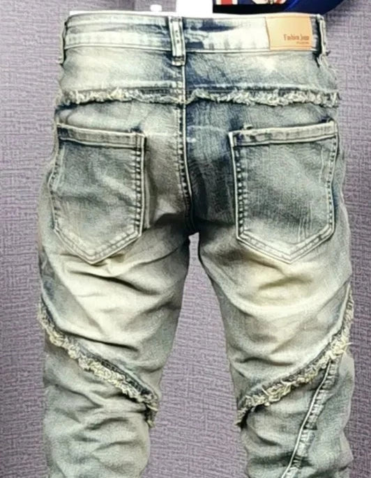 Skinny Fit Cargo Street Jeans