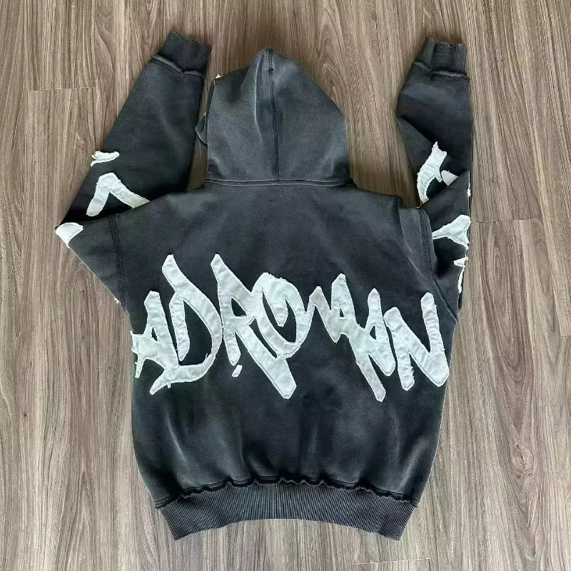 Street Fashion Zipper Hoodie