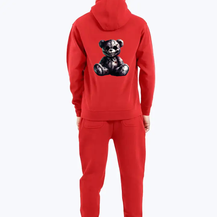 "Teddy Wierdo"  Stacked Flare Sweatsuit