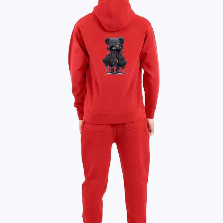 "Band-aid Bandit"  Stacked Flare Sweatsuit