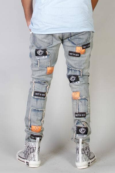 506 Patch Jeans  Light Wash